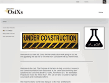 Tablet Screenshot of lab.osixs.org